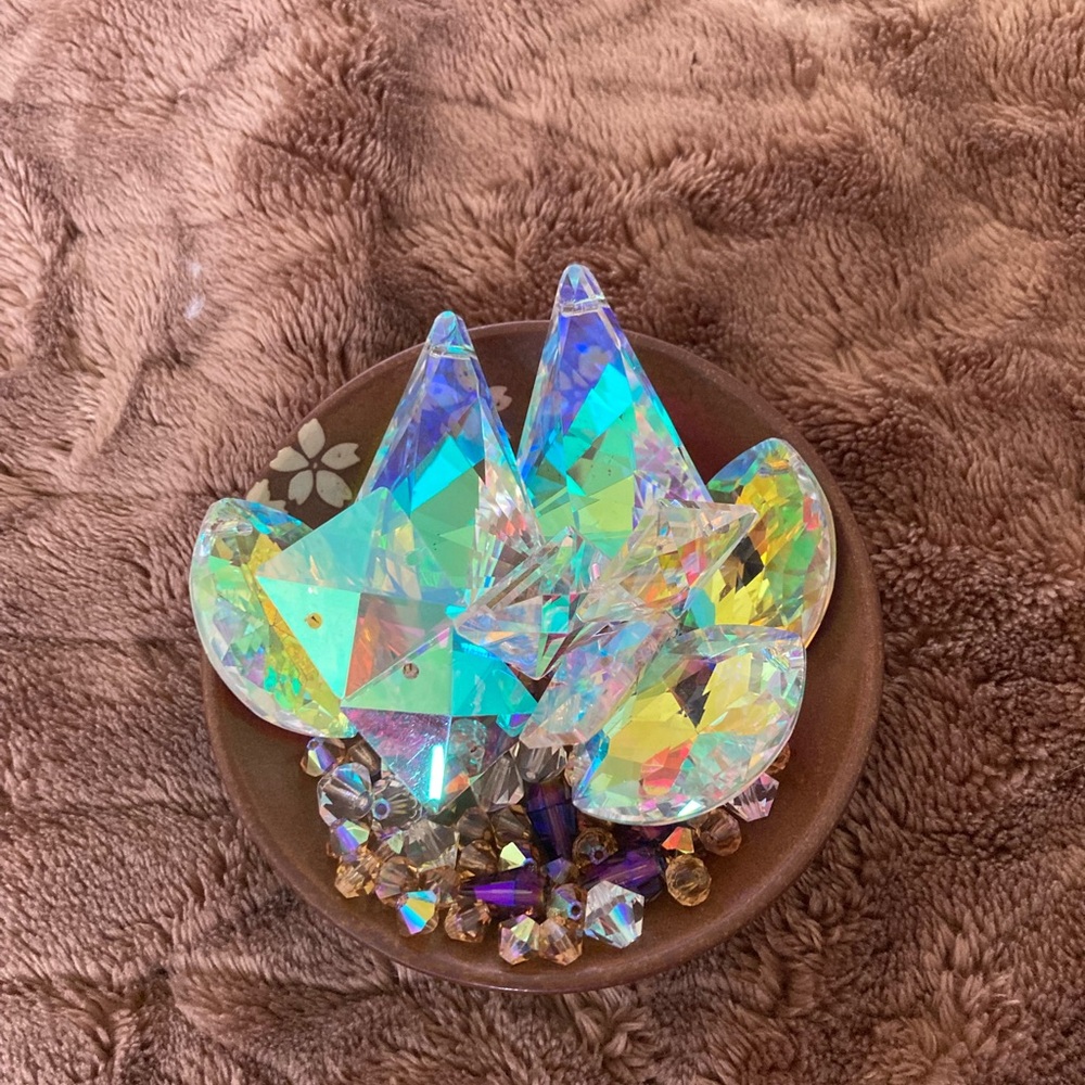 Iridescent AB Glass Bead Set